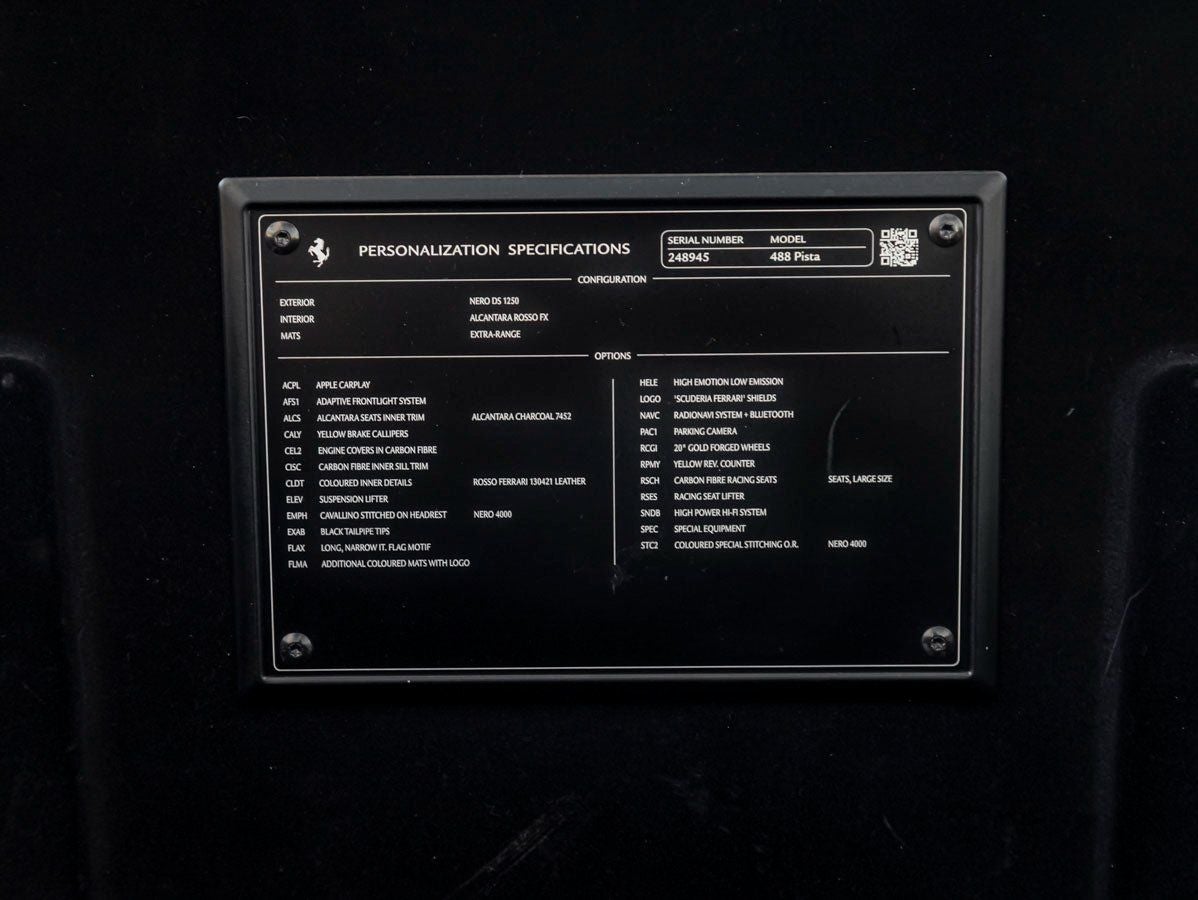 2020 Ferrari 488 Pista Base