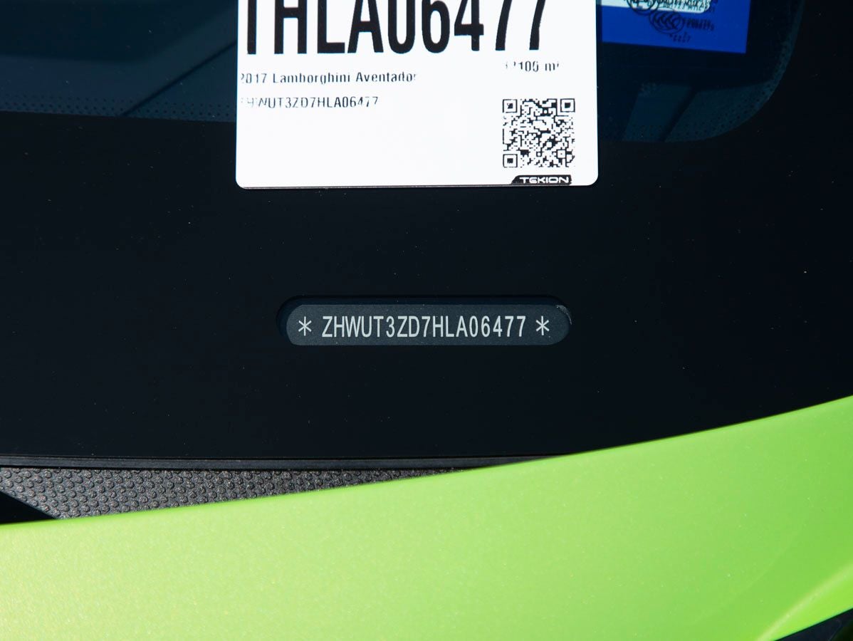 2017 Lamborghini Aventador LP750-4 SuperVeloce