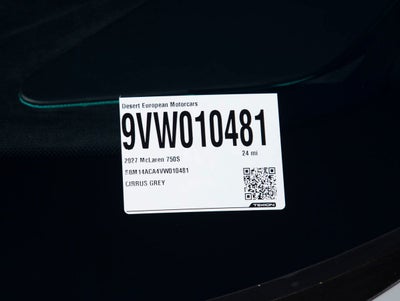 2027 McLaren 750S Base