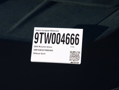 2026 McLaren Artura Performance Spider