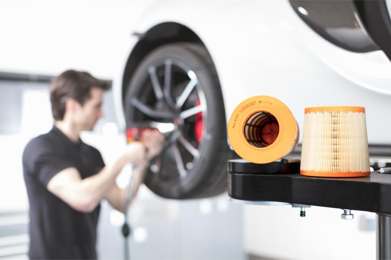 Engine Oil Being Poured