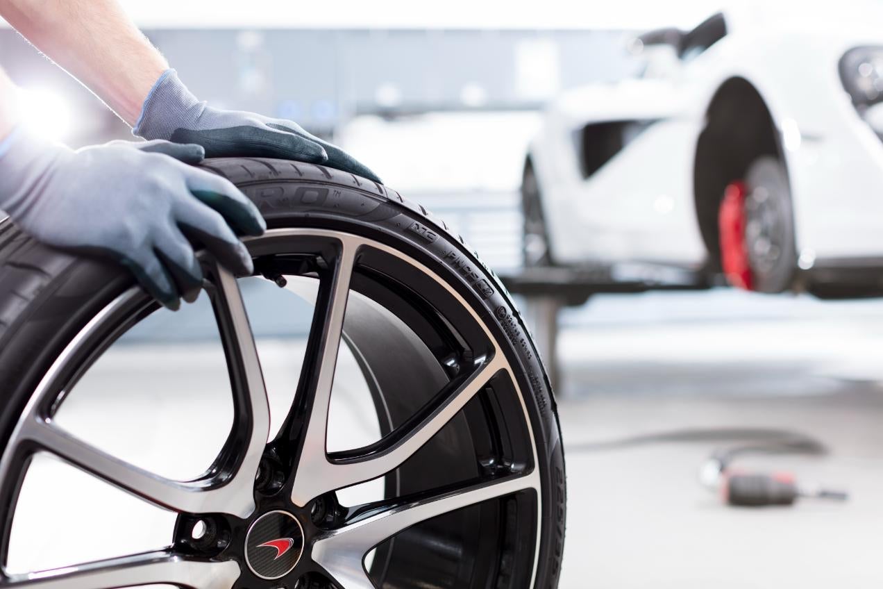 McLaren Tire Change Houston TX